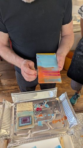 Jeff shows luminous effects